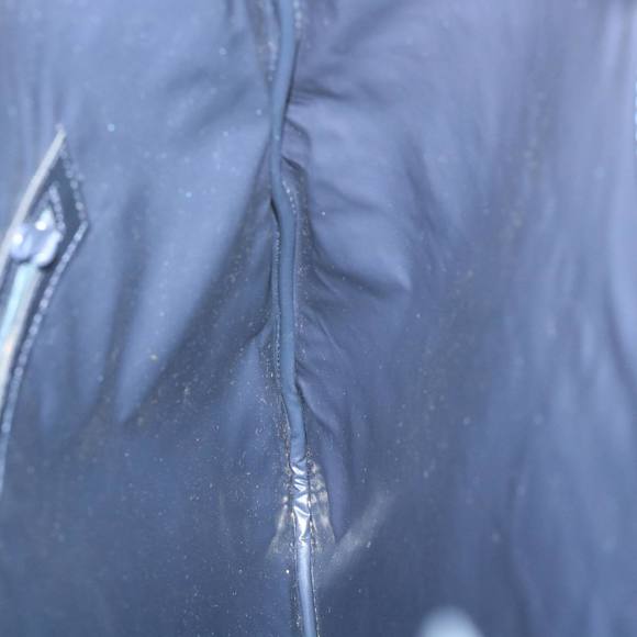 CELINE C Macadam Canvas Hand Bag Navy Auth ar10793 - Picture 11 of 16